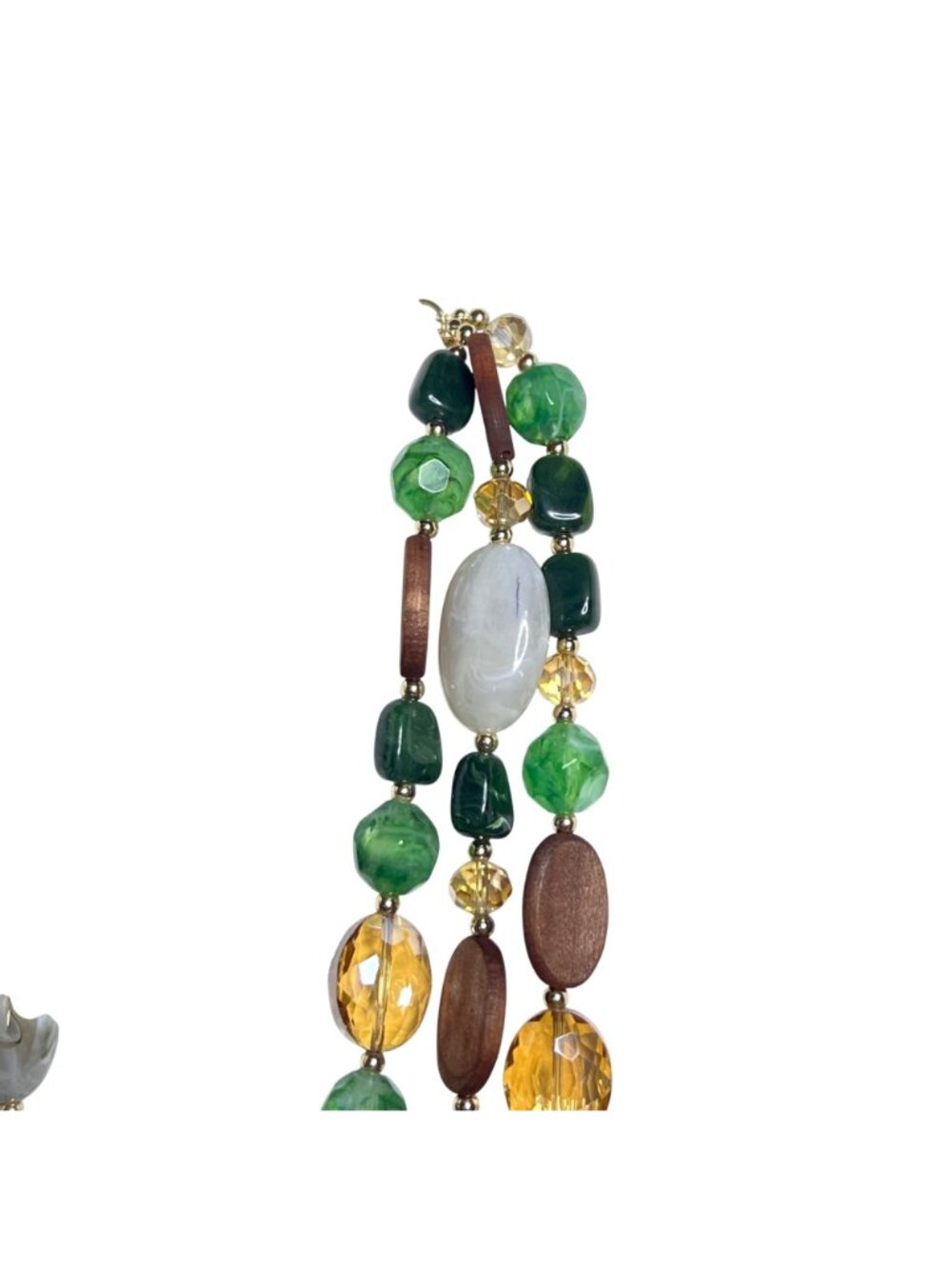 Cara New York Gold Tone Multi-Strand Beaded Necklace (6354) - Picture 5 of 7